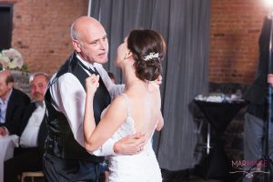 Father dance wedding photographer
